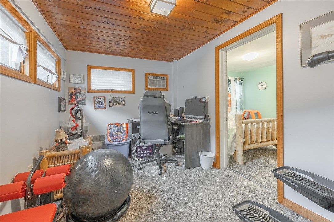 Home Office, Interior, Wooden Ceilings