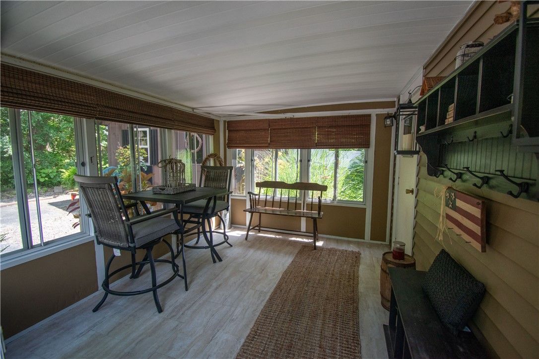 Dining room, Interior, Sun Room, Wood Texture Flooring