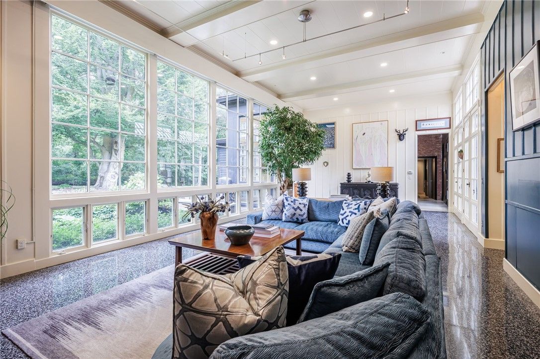 Interior, Living room, Recessed Lighting