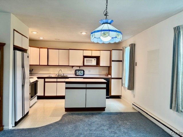 Interior, Kitchen, Pendant Lights, Recessed Lighting