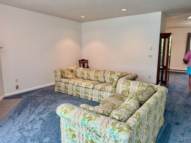 Interior, Living room, Recessed Lighting
