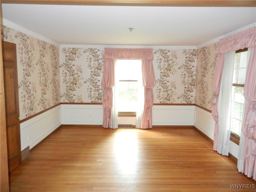 Empty room, Interior, Wood Texture Flooring