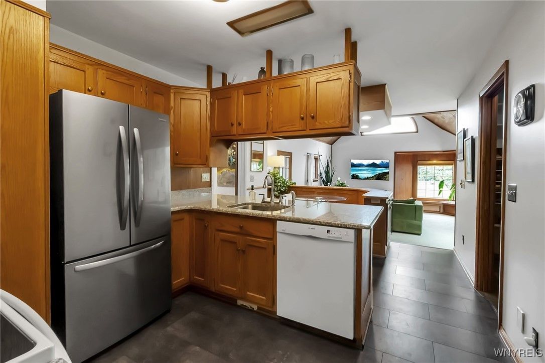 Interior, Kitchen, Wood Texture Flooring