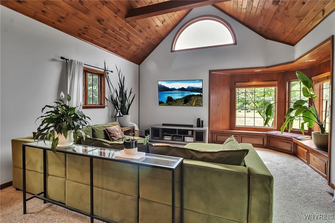 Interior, Living room, Wooden Beams, Wooden Ceilings