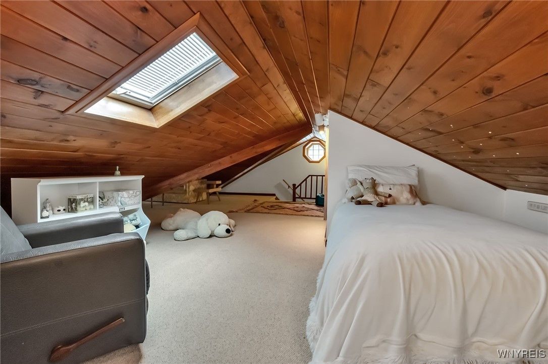 Bedroom, Interior, Wooden Ceilings