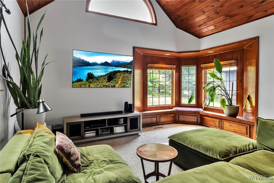 Interior, Living room, Wooden Ceilings