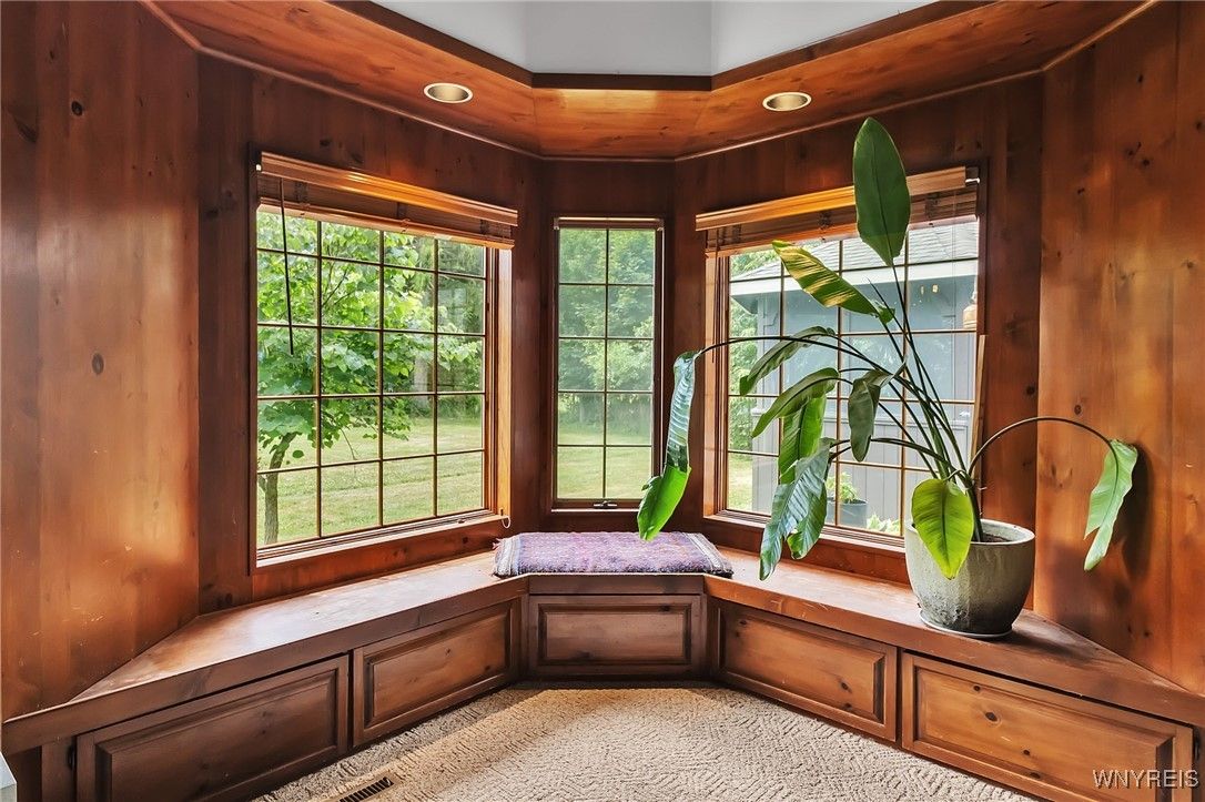Interior, Recessed Lighting, Wooden Walls