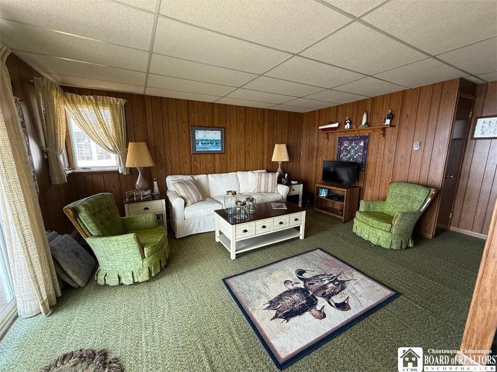 Interior, Living room, Wooden Walls