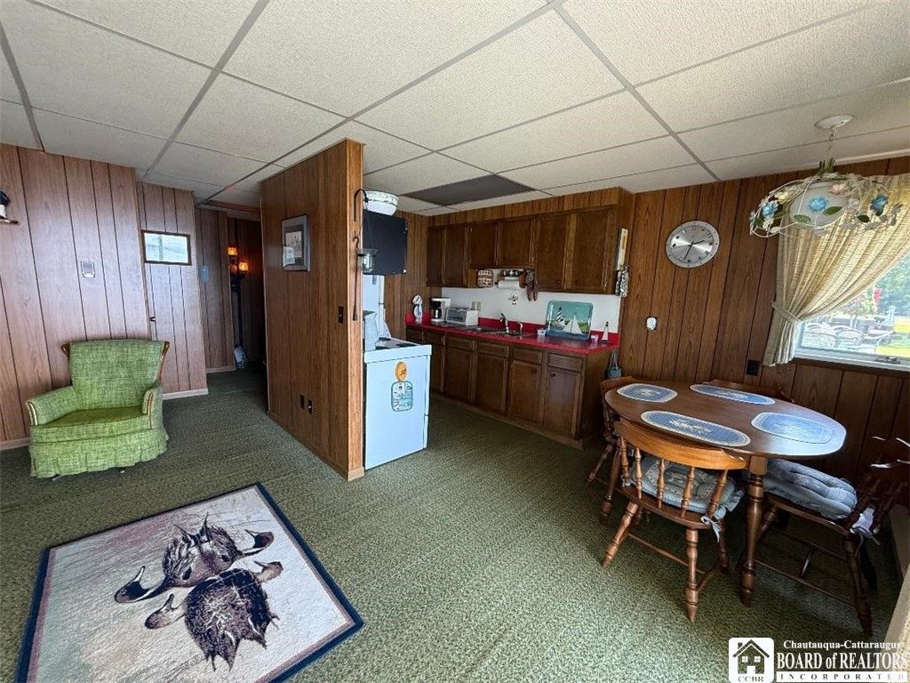 Dining room, Interior, Kitchen, Wooden Walls