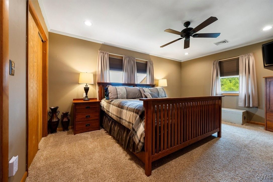 Bedroom, Interior, Recessed Lighting
