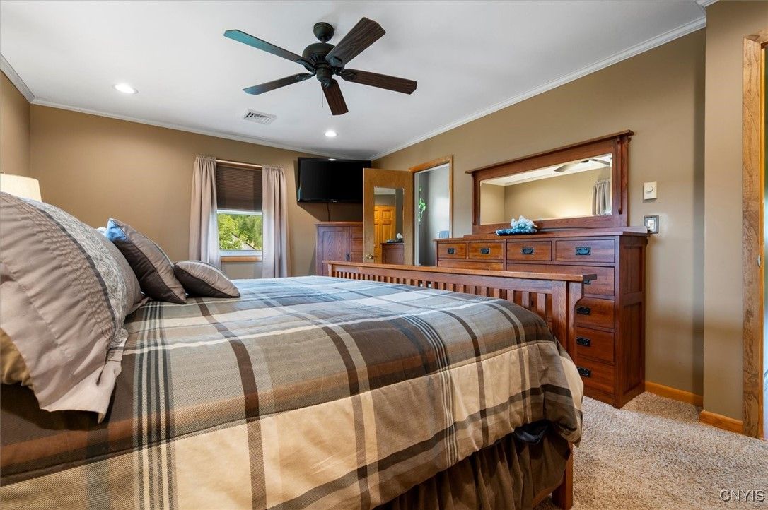 Bedroom, Interior, Recessed Lighting