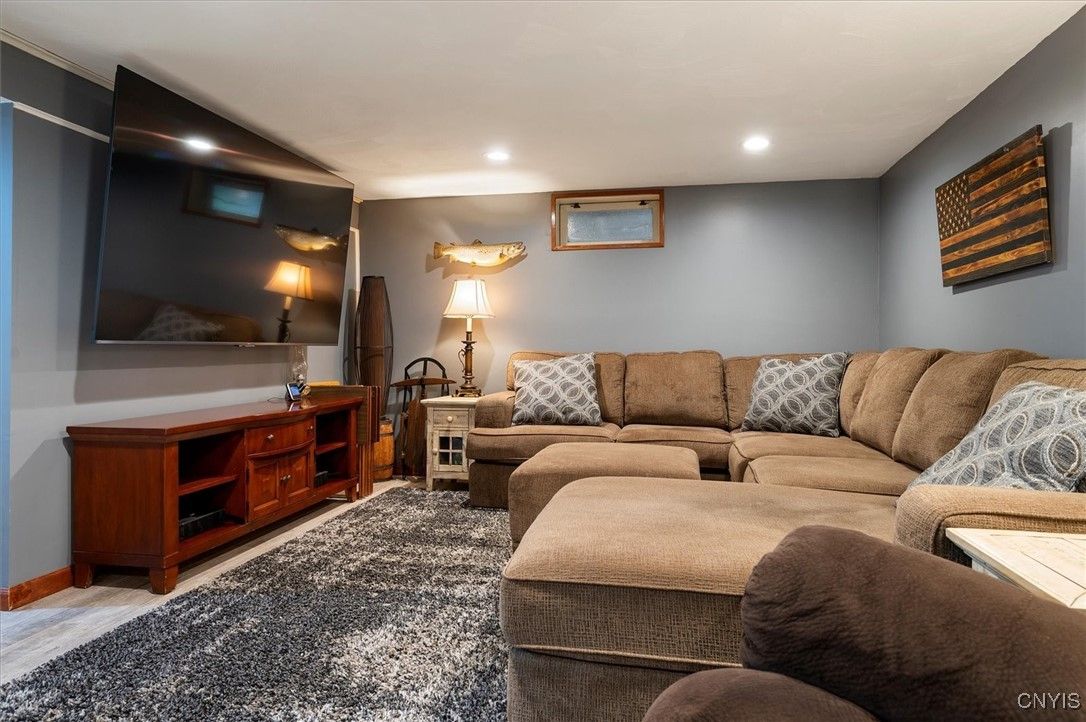 Interior, Living room, Recessed Lighting