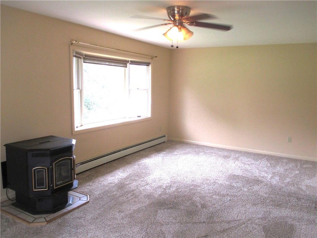 Empty room, Fireplace, Interior