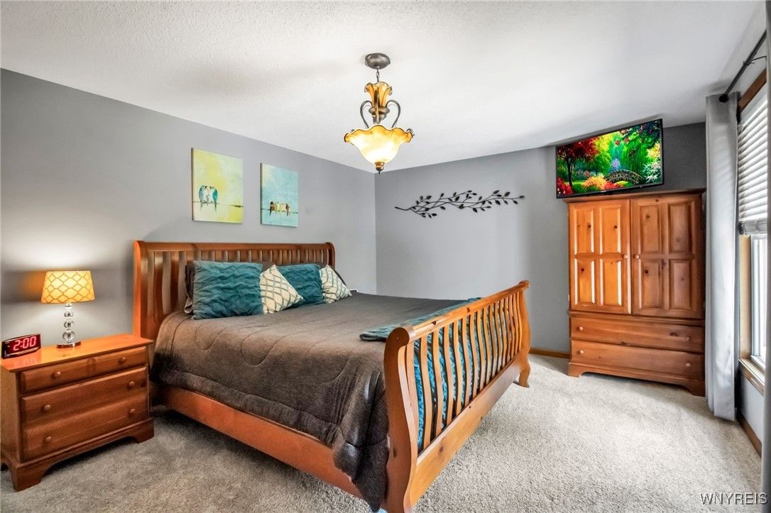 Bedroom, Interior, Pendant Lights