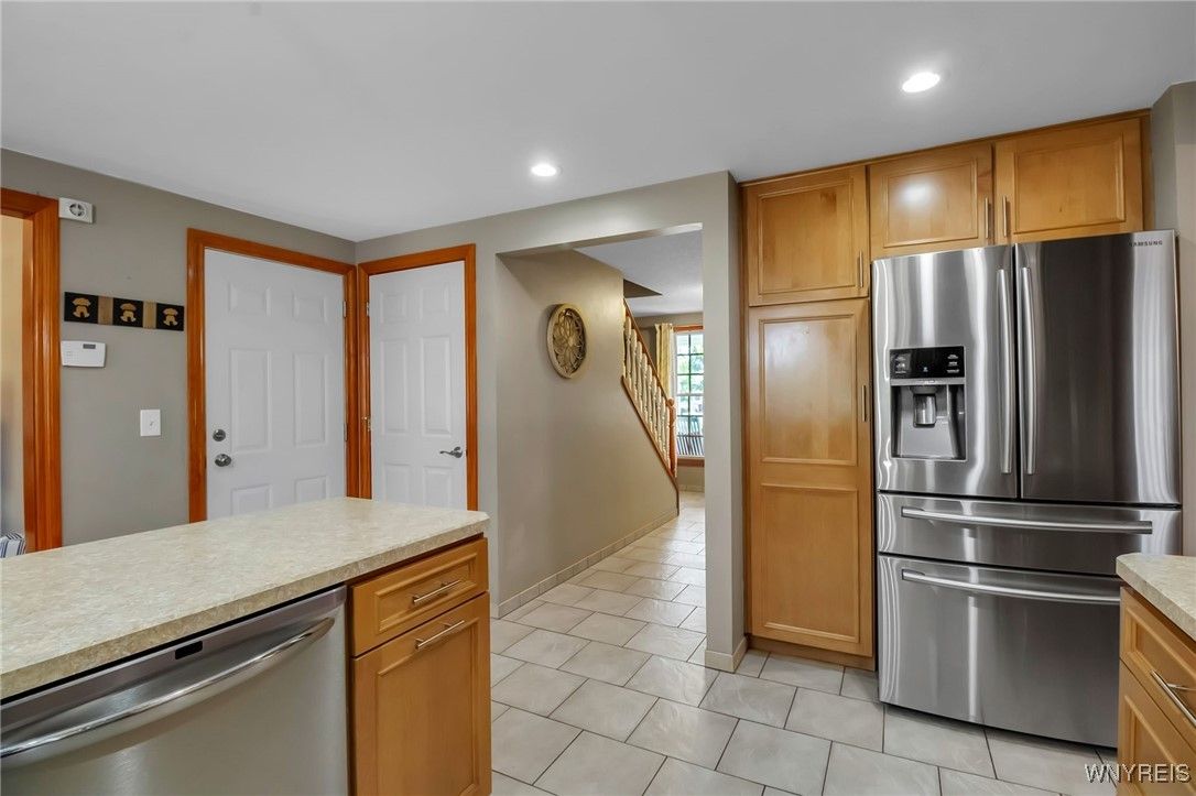 Interior, Kitchen, Recessed Lighting, Stainless Steel Appliances