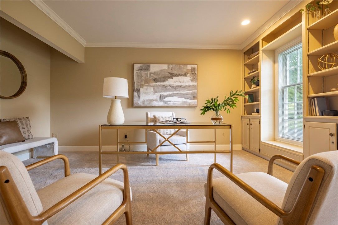 Home Office, Interior, Recessed Lighting