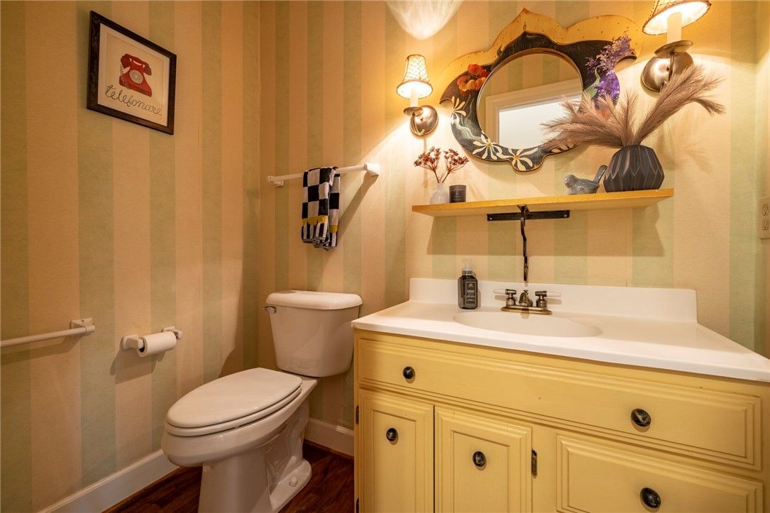 Bathroom, Interior, Wood Texture Flooring