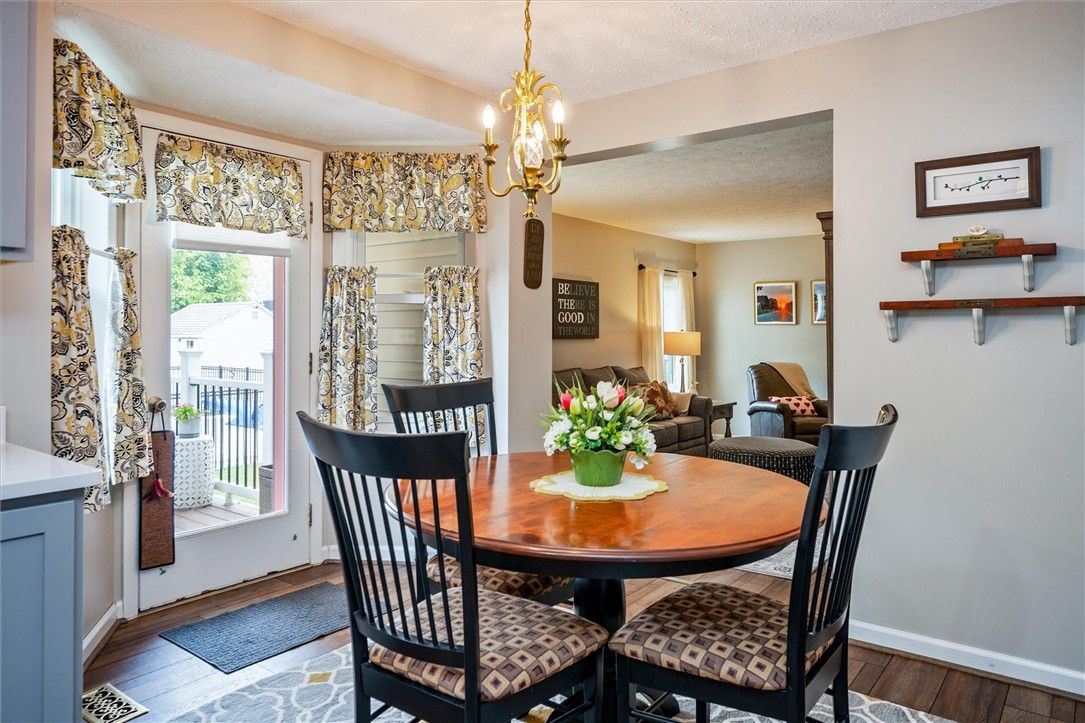 Chandelier, Dining room, Interior, Pendant Lights, Wood Texture Flooring
