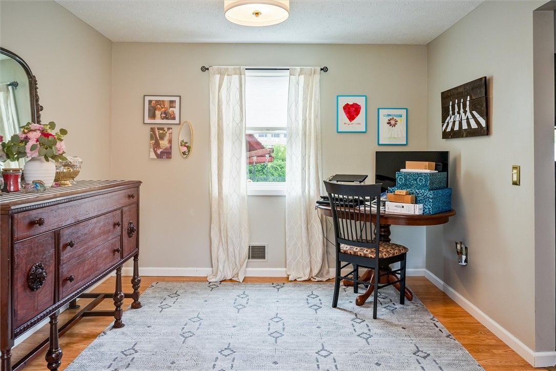 Home Office, Interior, Wood Texture Flooring