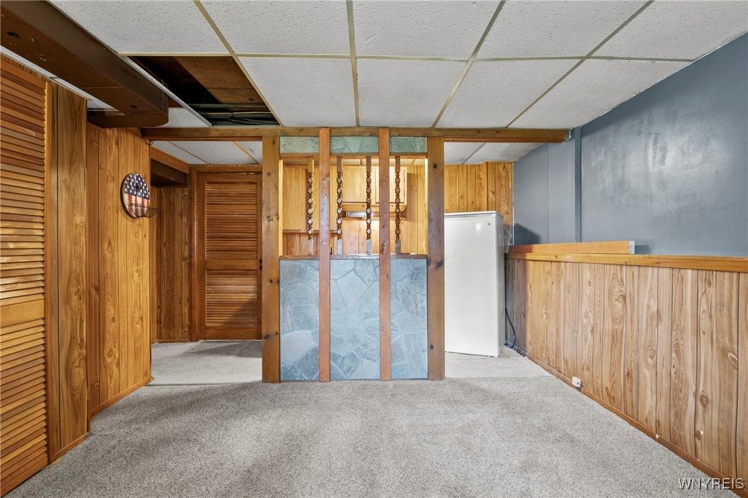Empty room, Interior, Wooden Walls