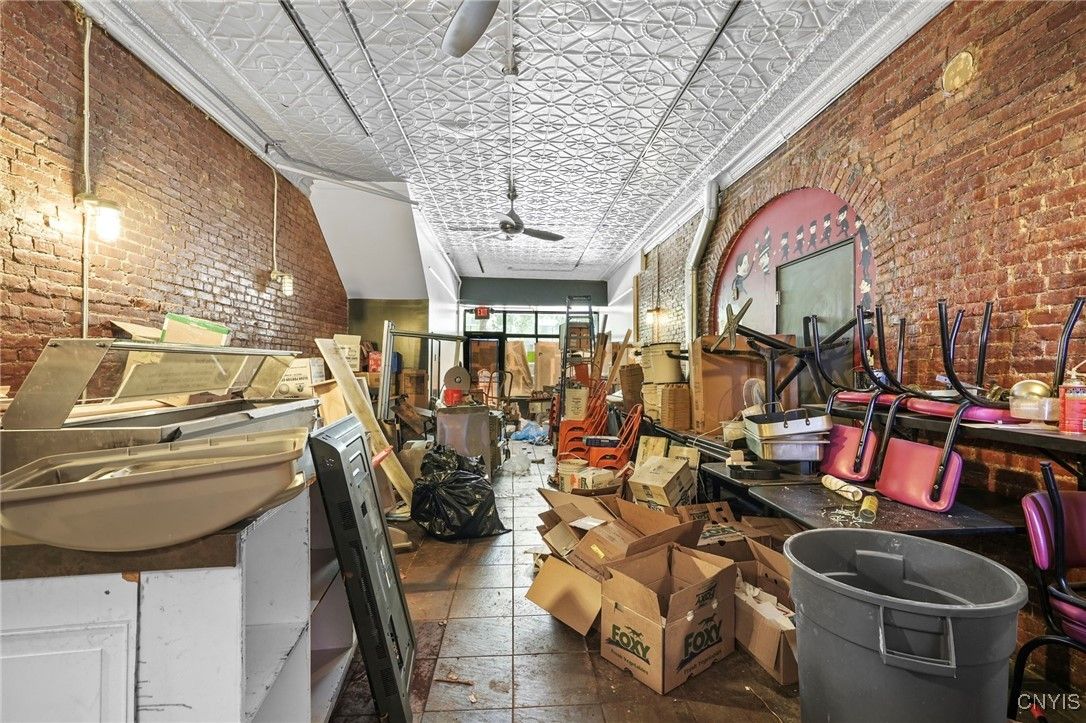 Interior, Stone Walls, Washer