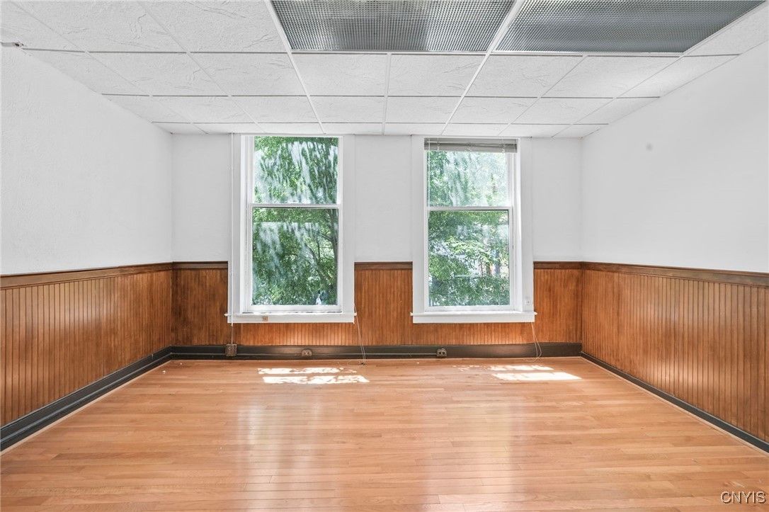 Empty room, Interior, Wood Texture Flooring, Wooden Walls