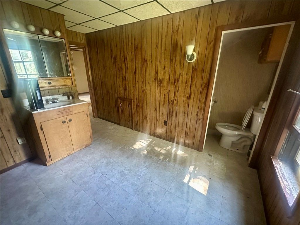 Bathroom, Interior, Wooden Walls