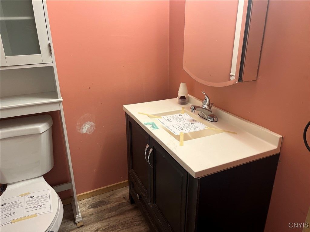 Bathroom, Interior, Wood Texture Flooring
