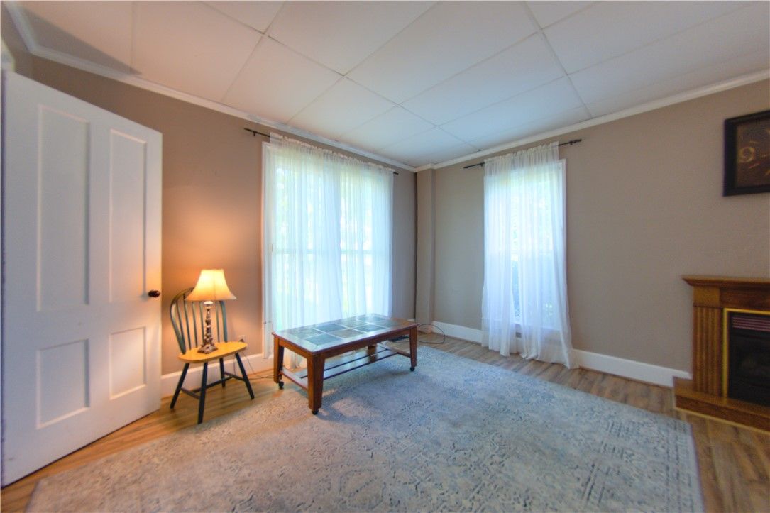 Fireplace, Interior, Wood Texture Flooring