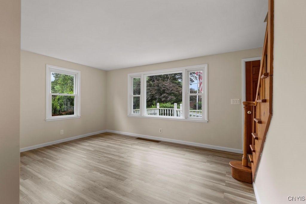 Empty room, Interior, Wood Texture Flooring