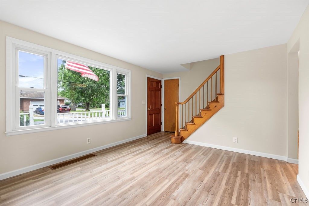 Empty room, Interior, Wood Texture Flooring