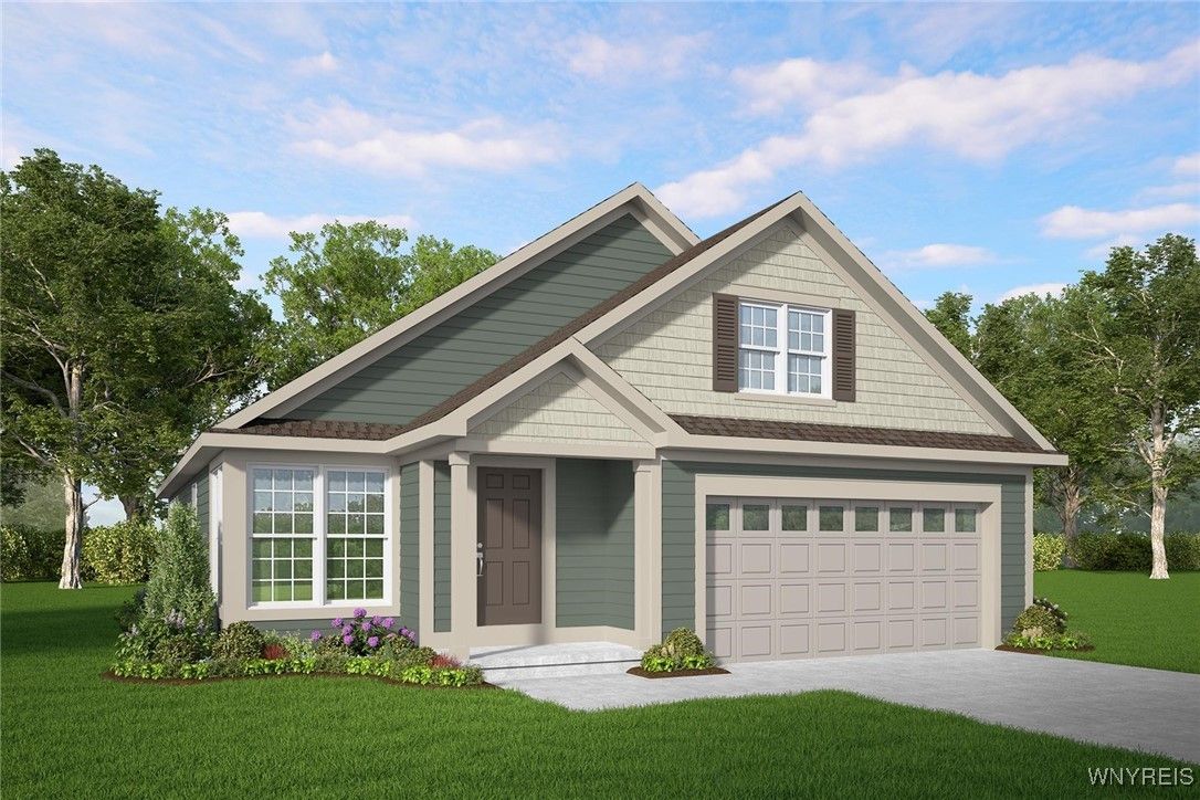 Attached, Exterior, Facade, Brick Traditional
