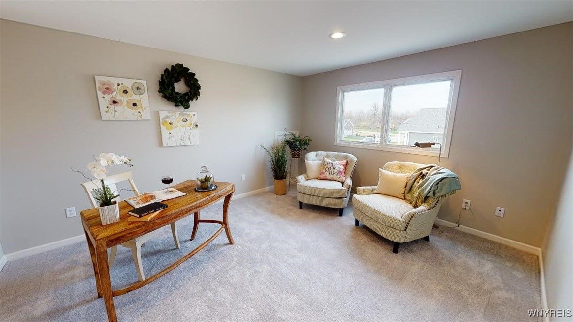 Home Office, Interior, Recessed Lighting