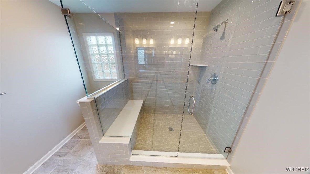 Bathroom, Glass Shower, Interior