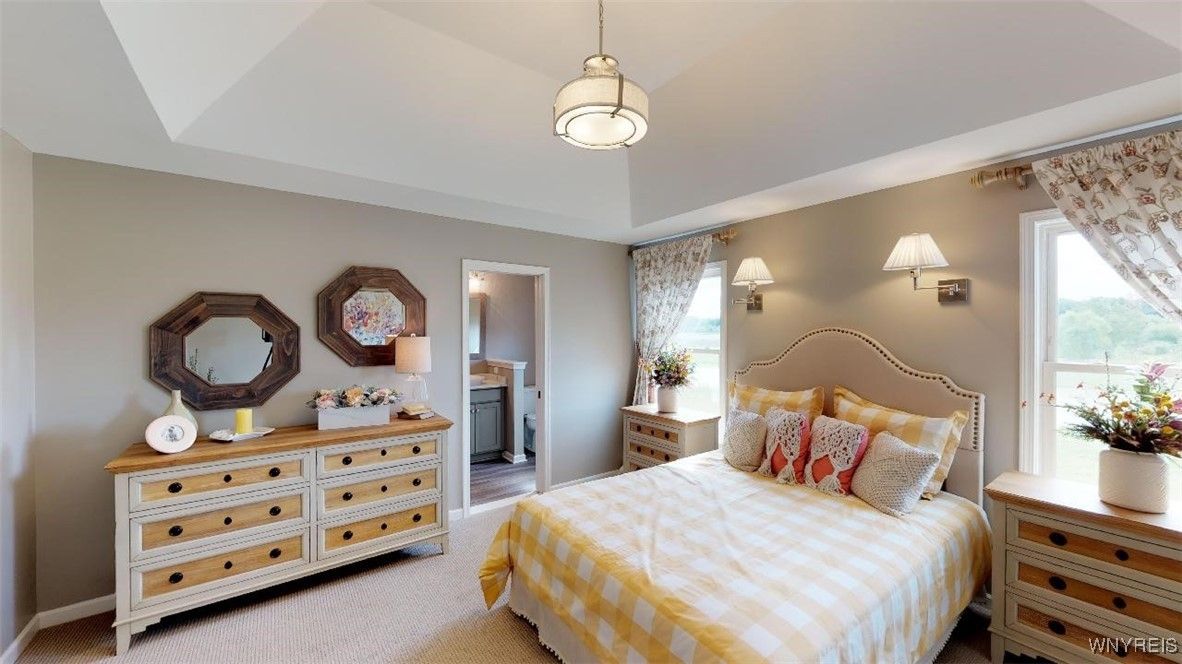 Bedroom, Interior, Pendant Lights