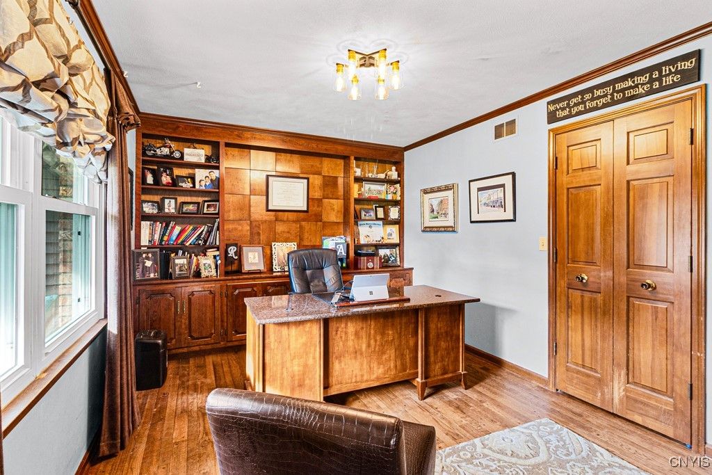 Home Office, Interior, Wood Texture Flooring