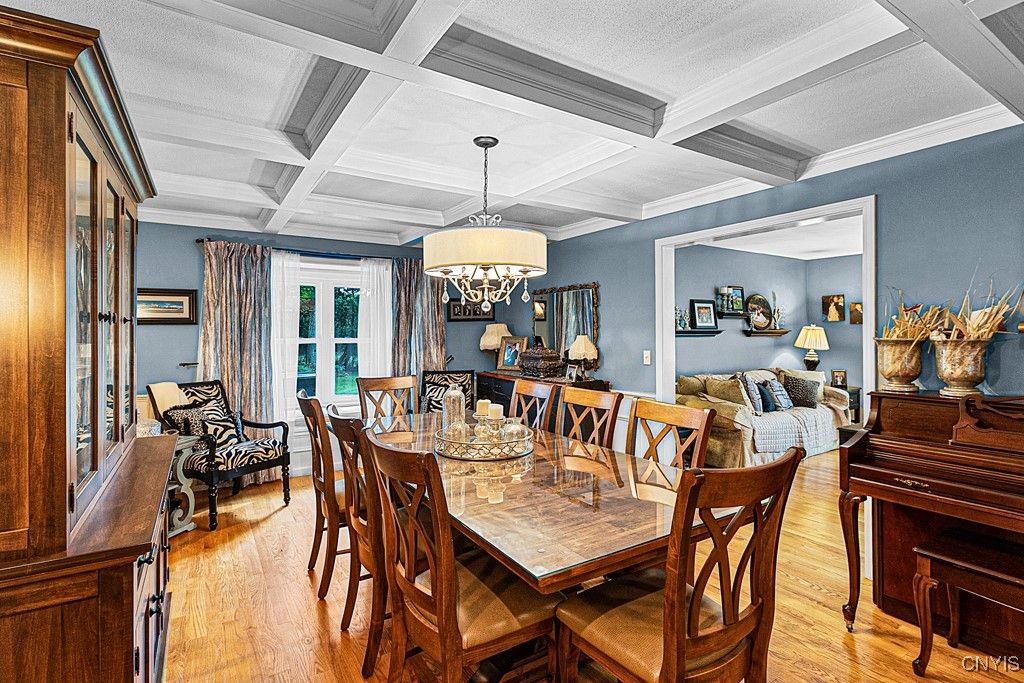 Chandelier, Dining room, Interior, Living room, Piano, Wood Texture Flooring