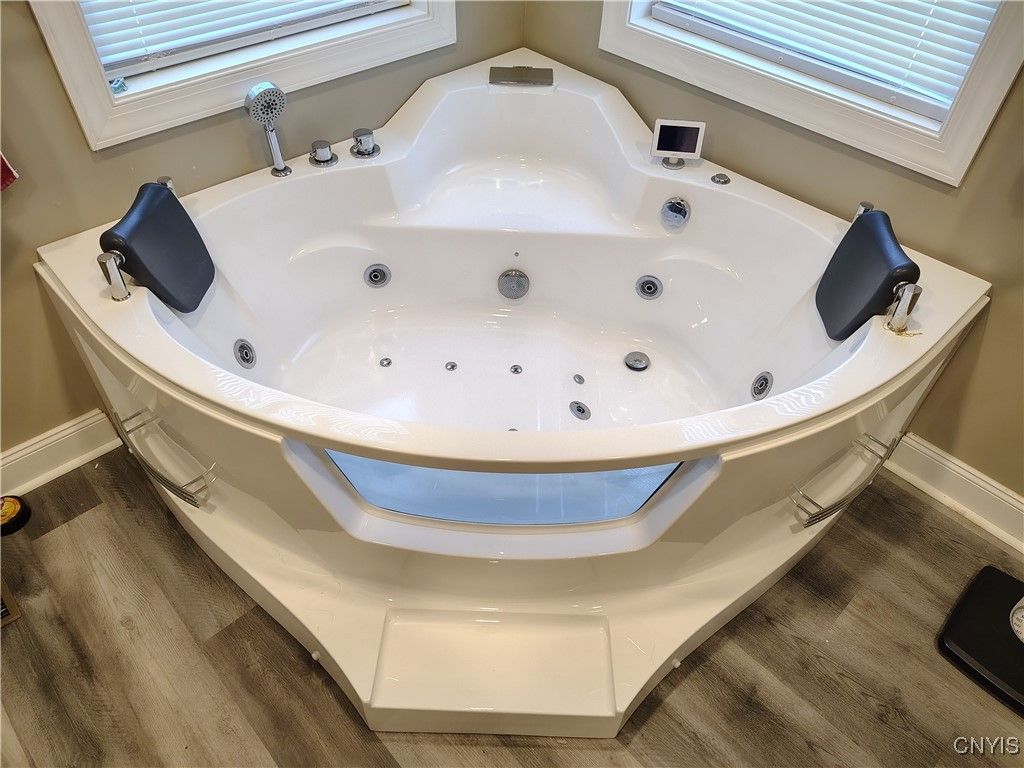 Bathroom, Interior, Wood Texture Flooring