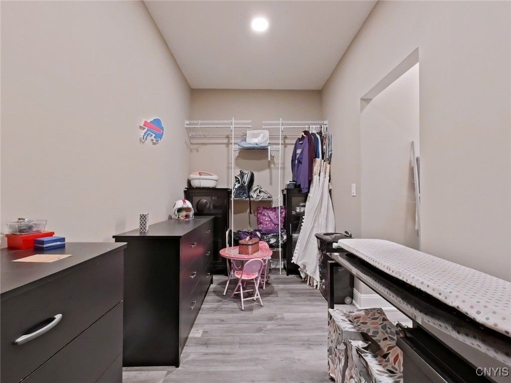 Interior, Recessed Lighting, Walk-in Closets, Wood Texture Flooring
