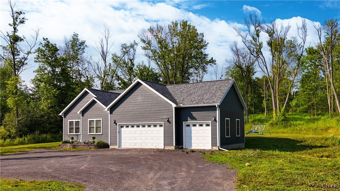 Attached, Backyard, Exterior, Facade, Farmhouse