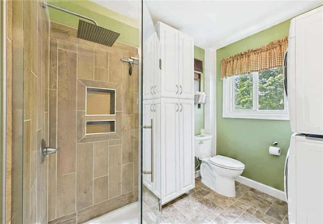 Bathroom, Glass Shower, Interior