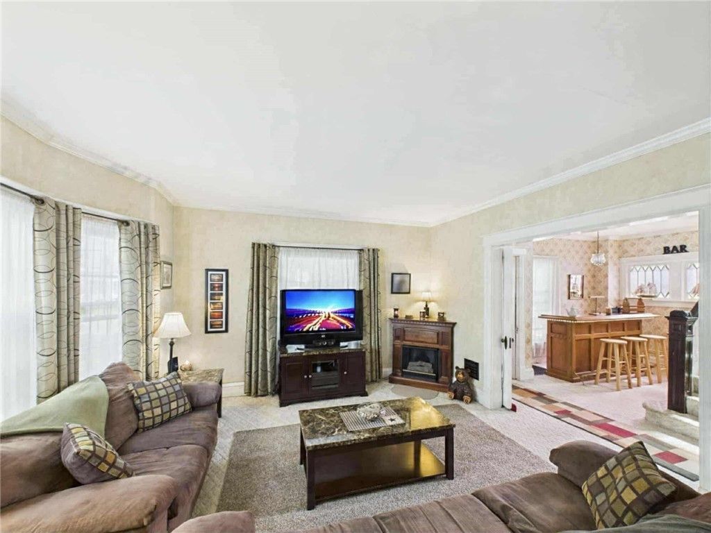 Fireplace, Interior, Living room, Pendant Lights