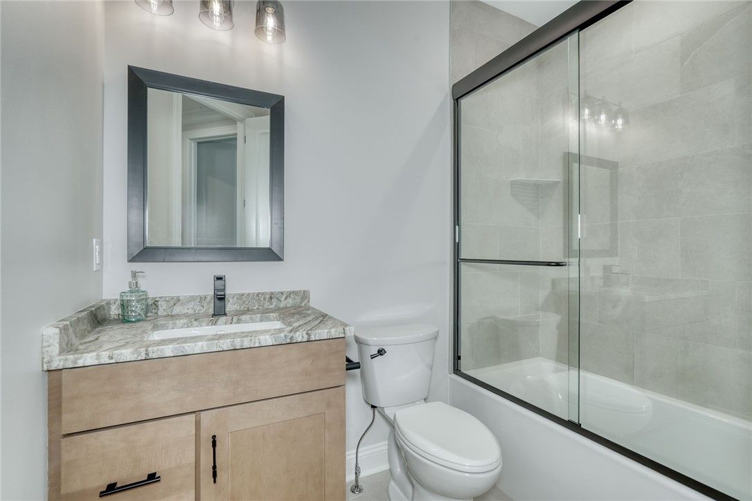 Bathroom, Glass Shower, Interior, Tile Countertops