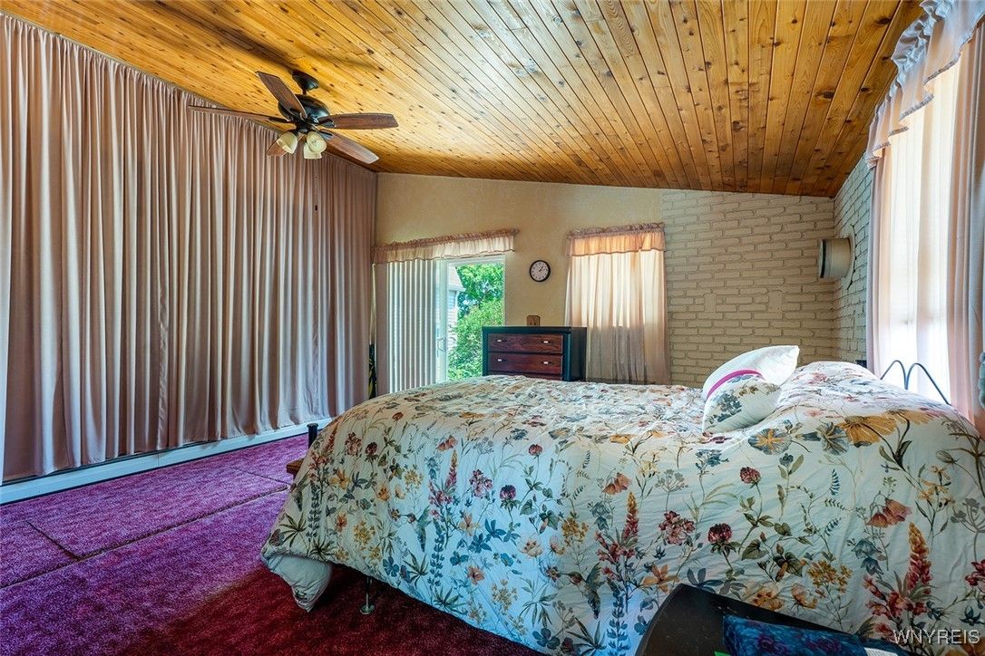 Bedroom, Interior, Wooden Ceilings