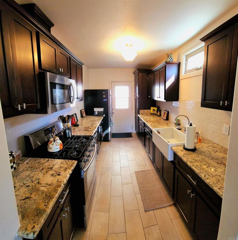 Interior, Kitchen, Wood Texture Flooring