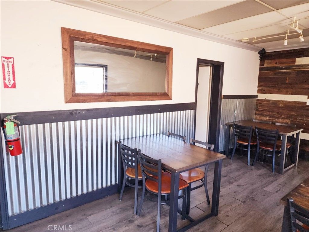 Dining room, Interior, Wood Texture Flooring, Wooden Walls
