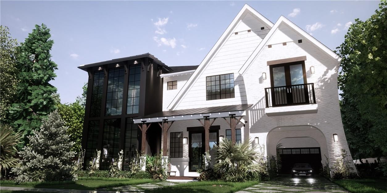 Exterior, Facade, Brick Facade, Farmhouse
