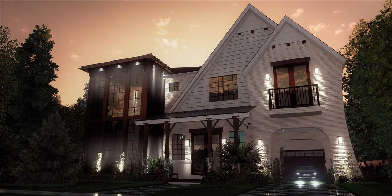 Exterior, Facade, Brick Facade, Farmhouse
