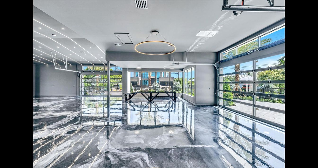 Dining room, Interior, Marble, Pendant Lights, Recessed Lighting