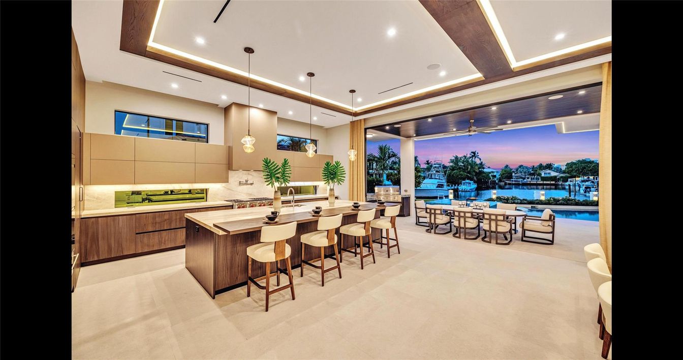 Interior, Kitchen, Pendant Lights, Recessed Lighting